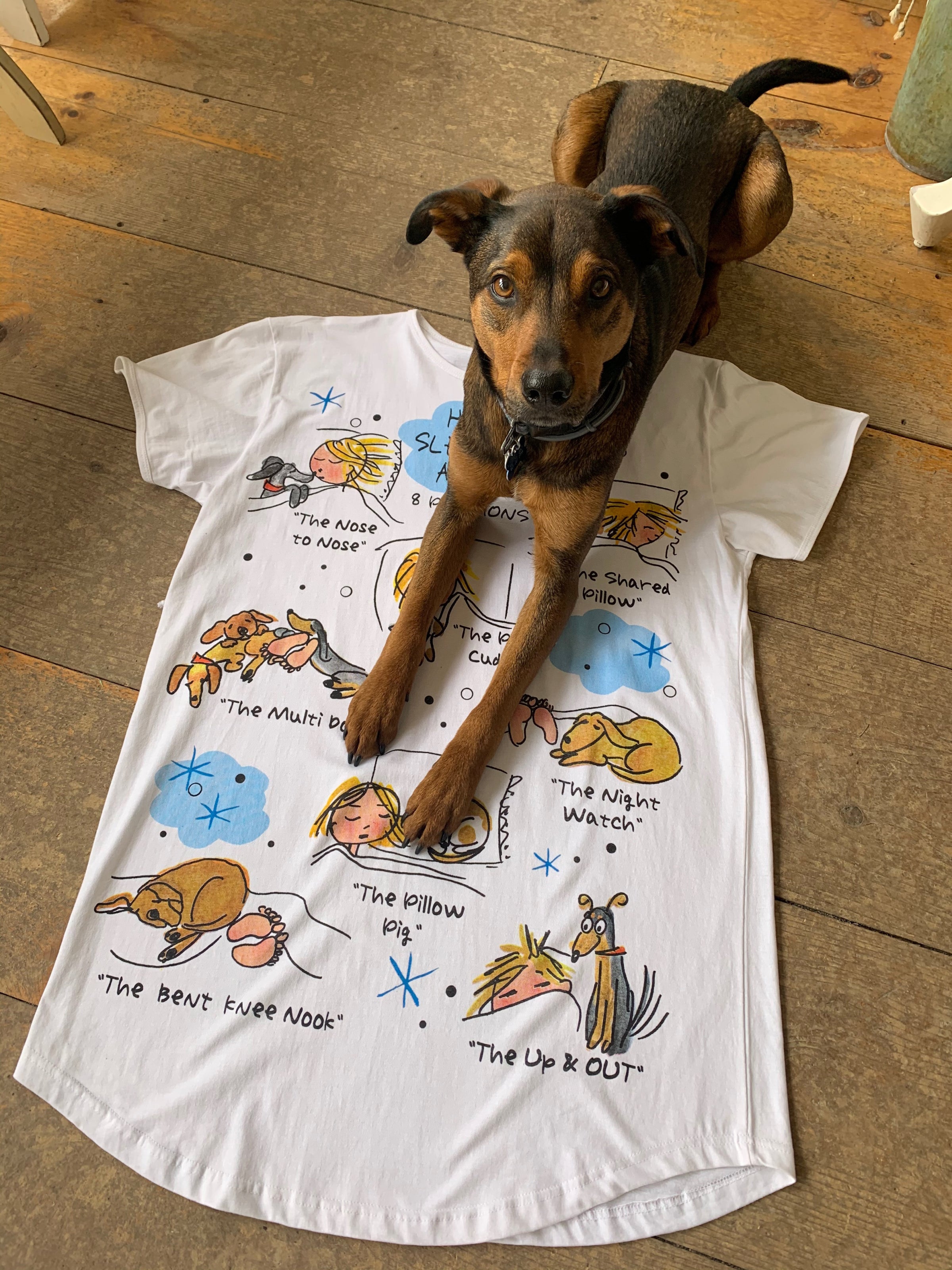 Dog sleep hotsell shirt